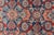 Antique Persian Tabriz Gallery Rug With Large Scale Florals in Medium Blue Field For Sale - Image 10 of 14