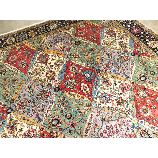 Antique Northwest Persian Tabriz Rug. 9'10"x 10'10" For Sale - Image 10 of 18