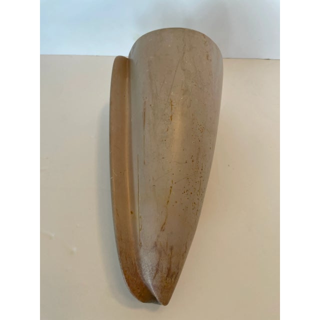 Stone 1995 M Nichols Marble Shell Sculpture For Sale - Image 7 of 8