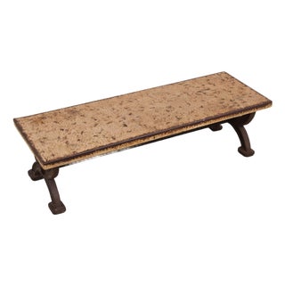 Restoration Hardware Industrial Steel & Iron Coffee Table For Sale