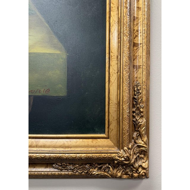 Late 20th Century Large Original Vibrant Floral Still Life Oil on Canvas For Sale - Image 11 of 12