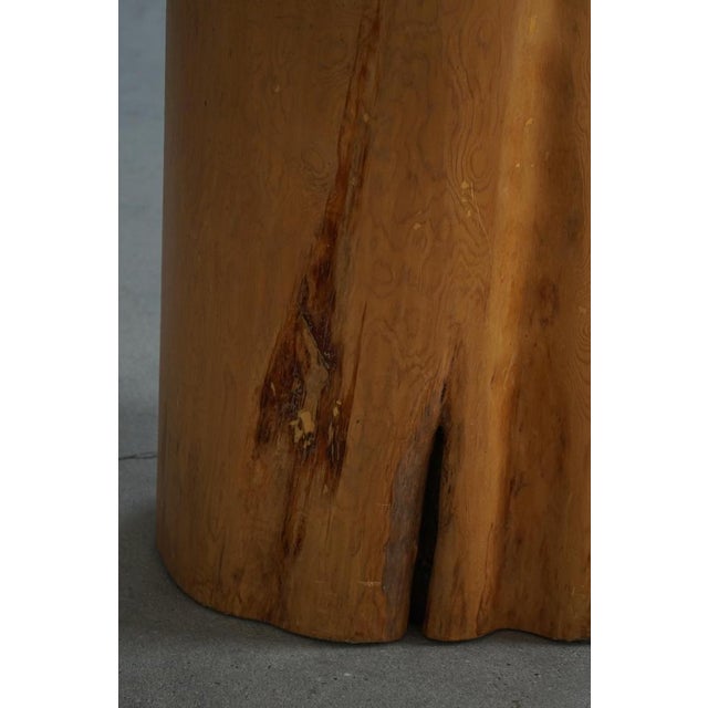Swedish Modern Wabi-Sabi Style Stump Chair in Pine, 1960s For Sale - Image 15 of 17