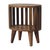 Light Oak-Finish Mango Wood Japanese-Inspired Open-Shelf Nightstand For Sale - Image 4 of 8