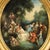 A refined 18th-century french painting. This artwork oil on canvas depicts a romantic party, a typical genre scene of the...