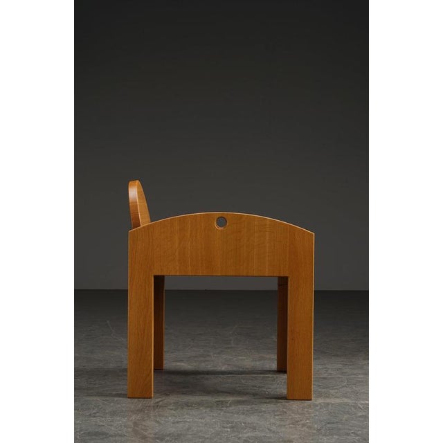 Wooden Architectural Stool, 1970s For Sale - Image 3 of 18