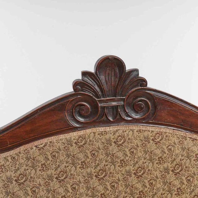 Sofa by Luigi Filippo in Walnut, 1800s For Sale - Image 9 of 10