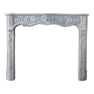18th Century Dutch Blue Turquin Marble Mantelpiece in the style of Regency For Sale