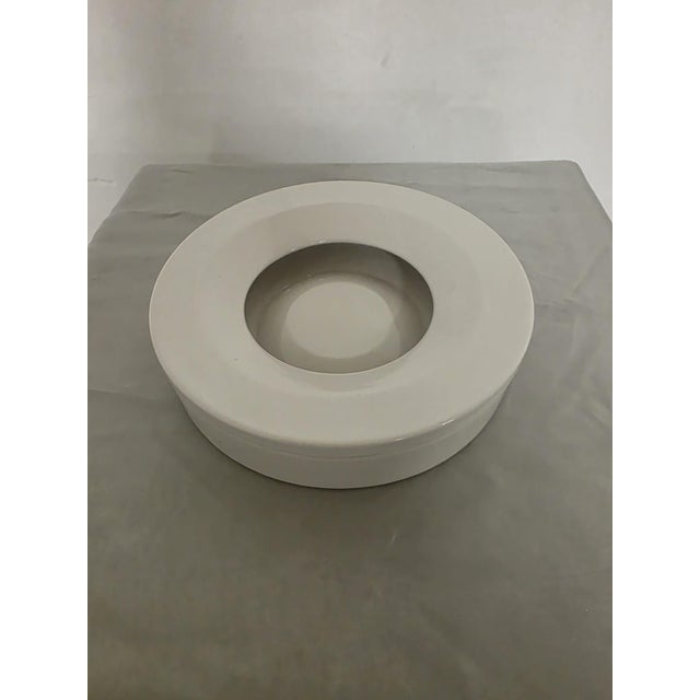 Ashtray from the Barbados series by Angelo Mangiarotti for Danese Made of white glazed ceramic. Designed in 1964 by...