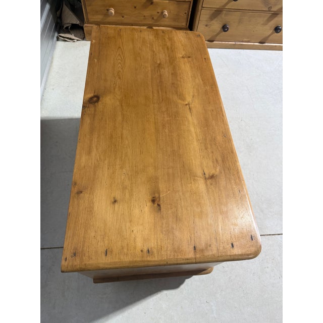 Antique Pine Low Cupboard From England For Sale - Image 13 of 18