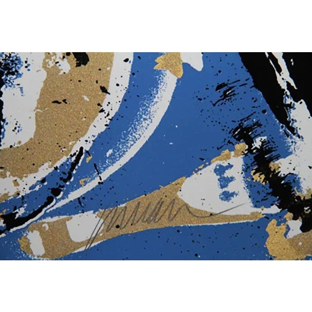 Artist: Arman, French (1929 - 2005). Title: Blue Variations. Year: 1978. Medium: Silkscreen on Arches, signed and numbered...