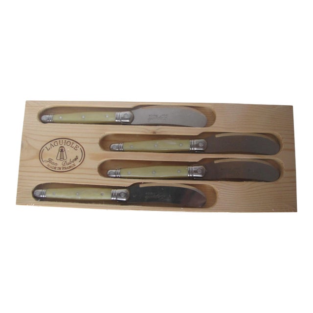 Late 20th Century Laguiole Butter/Cheese Knives- Set of 4 For Sale