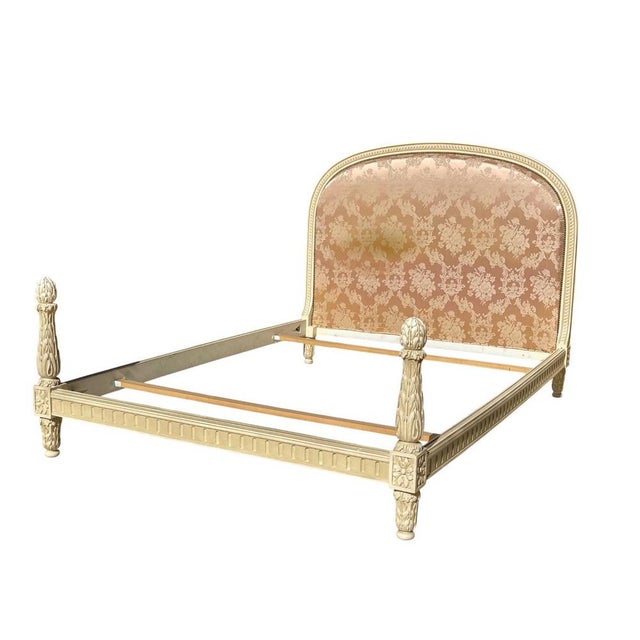 Louis XVI Style Lacquered Bed For Sale - Image 13 of 13
