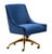 Navy Blue Beatrix Navy Office Swivel Chair For Sale - Image 8 of 8