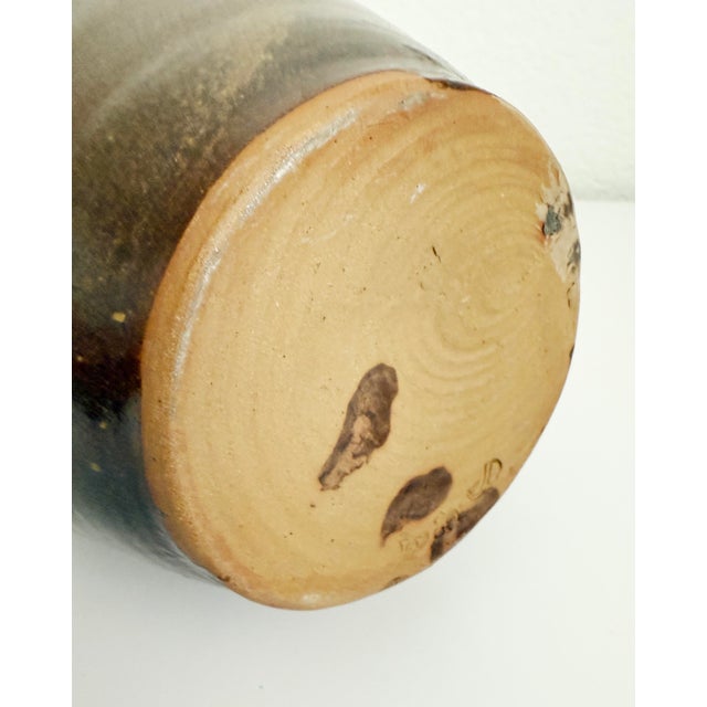 Vintage Stoneware Jug, Signed For Sale - Image 10 of 11