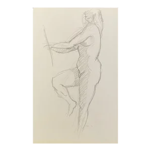 1998 Neil Meitzler Female Nude Drawing