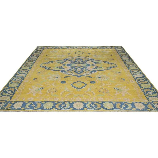 A beautiful handwoven Indian Agra style rug is an alluring work of art for anyone wanting an elegant foundation for their...