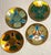 Mid-Century Modern Mid 20th Century Gump's Signed Original Edwards Star Copper & Enamel Plates - 18 Piece Set For Sale - Image 3 of 12