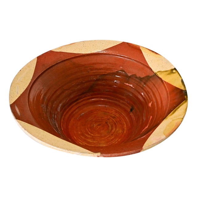 Spanish Vintage Terracotta Bowl For Sale