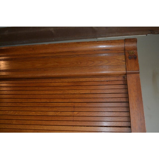 Large Filing Cabinet in Oak For Sale - Image 6 of 10