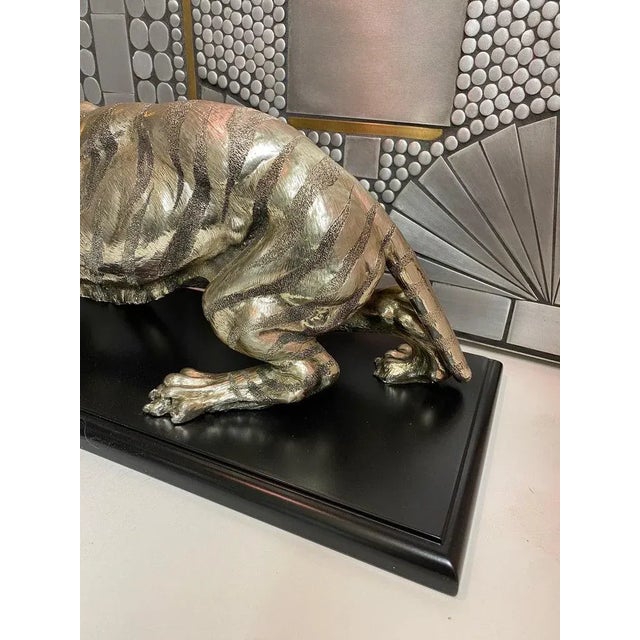 1990s Santini Bengal Tiger Sculpture For Sale - Image 11 of 13