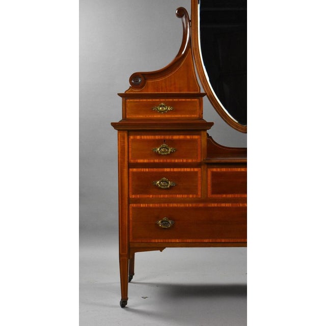 1900 - 1909 Edwardian Mahogany Dressing Table, 1900s For Sale - Image 5 of 10