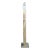 Brushed Stainless Steel Floor Lamp by Pierre Cardin for Laurel For Sale