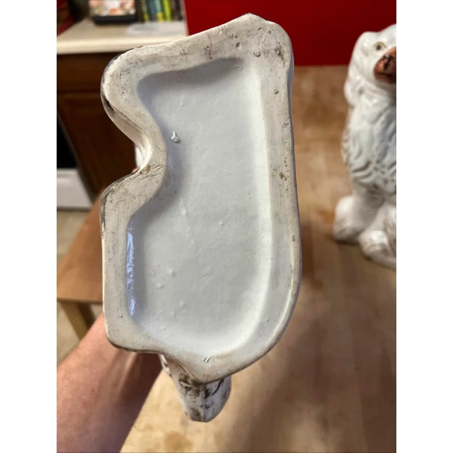 Pair of Antique Decorated Staffordshire Dogs, Circa 1860's For Sale - Image 16 of 16