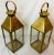 Boho Chic Brass Lantern or Candleholder for Garden or Indoor, a Pair For Sale - Image 3 of 13