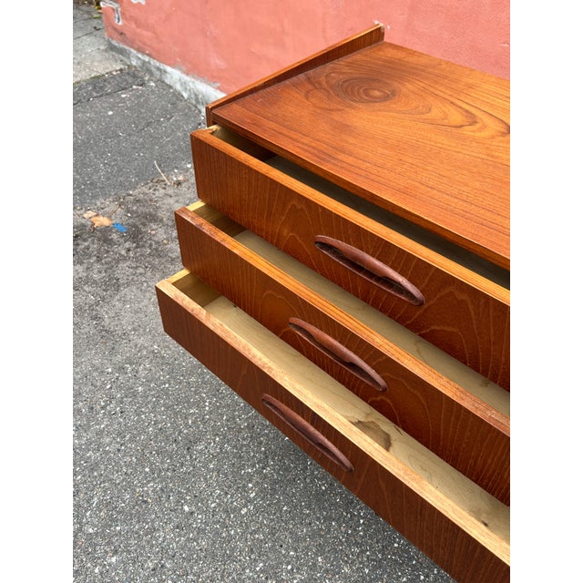 Vintage Danish Teak Chest of Drawers, 1960s For Sale - Image 10 of 14