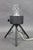Mid-Century Modern Table Lamp with Sculptural Glass Shade and Metal Tripod, 1960s For Sale - Image 9 of 17