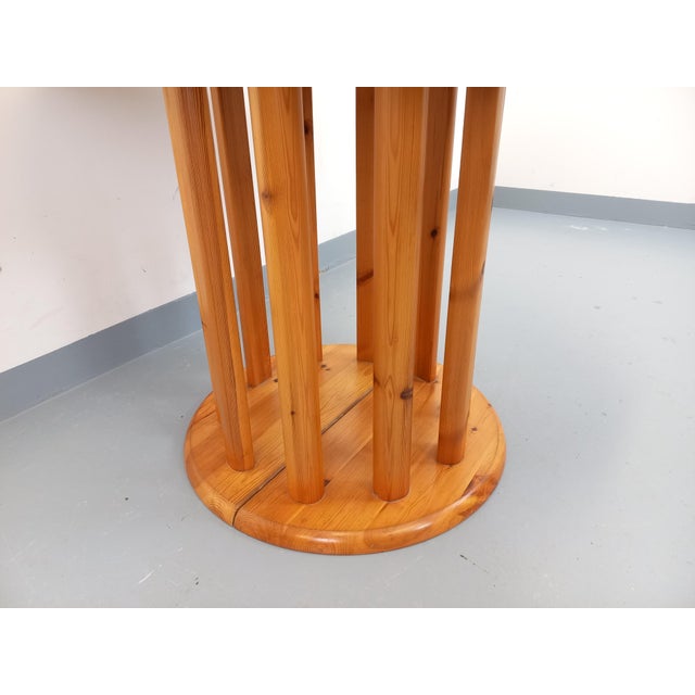 1960s Vintage Scandinavian Round Dining Table in the style of Rainer Daumiller, 1960s For Sale - Image 5 of 18