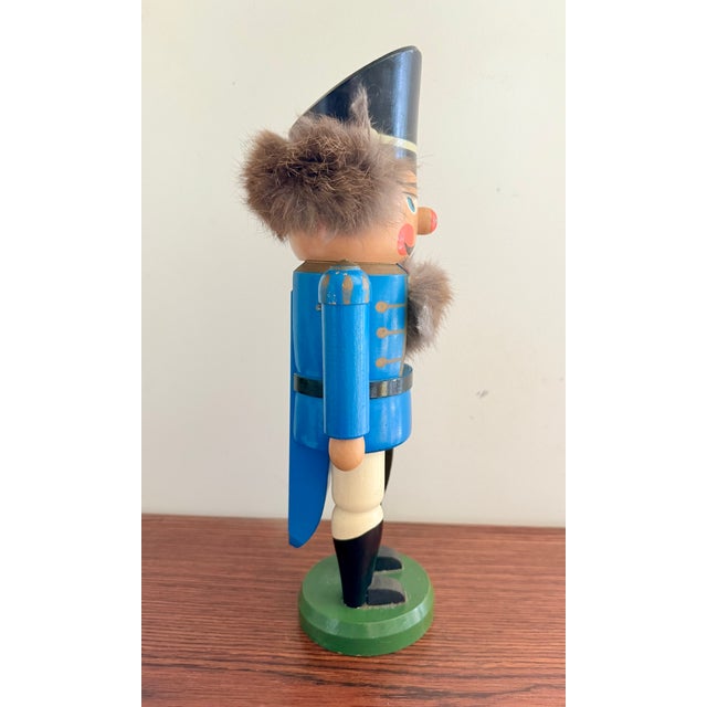German Nutcracker with Blue Jacket, 1960s For Sale - Image 4 of 8