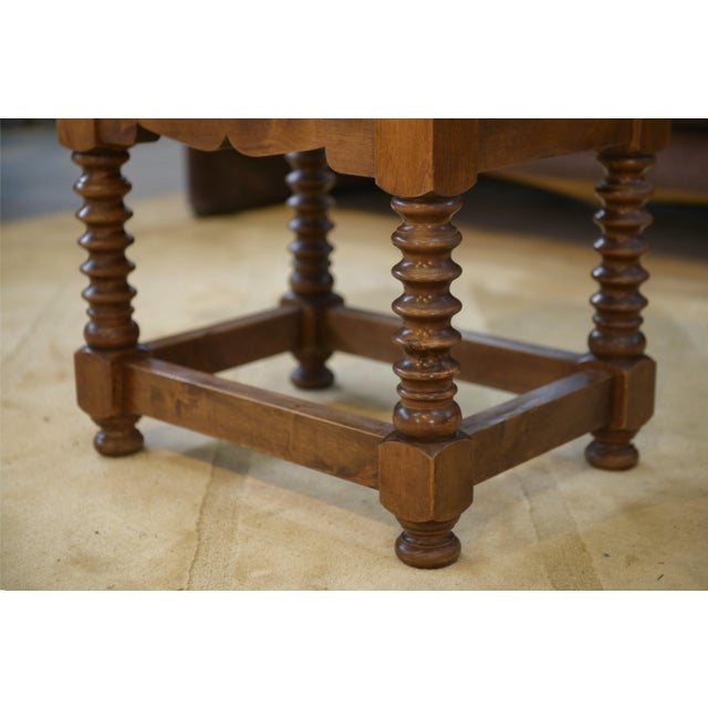 Charles Dudouyt Brutalist Bedside Table by Charles Dudouyt, 1950s For Sale - Image 4 of 12