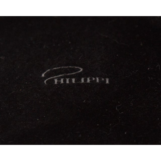 Chrome Pair of Philippi Chrome Candle Holders For Sale - Image 8 of 8