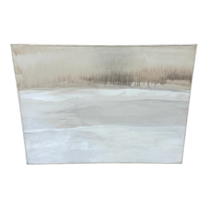 Wolf Kahn School Tonal Winter Landscape, Circa 1980s