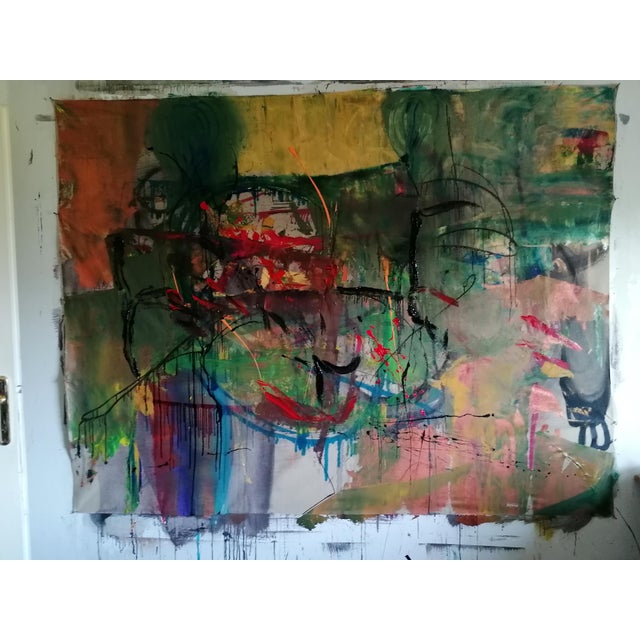 Stefano Mazzolini, Donetsk, 2022, Acrylic & Oil on Canvas For Sale - Image 10 of 17