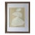 2026 "Nevicata" Abstract Minimalist Painting on Paper by Artist r.k. Red For Sale