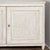Pair 19th Century Swedish White Painted Pine Sideboards With Fluted Doors For Sale - Image 15 of 16