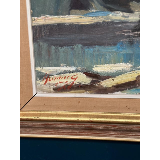 Henning, Sailing Boats, 1960s, Oil on Canvas, Framed For Sale - Image 12 of 18