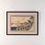 Paper Hiroshige Woodblock Print, View of Shinagawa, Probably Vintage For Sale - Image 7 of 7