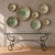 Mid-Century French Neo-Classical Style Wrought Iron Glass Top Console Table Credenza For Sale In Atlanta - Image 6 of 6