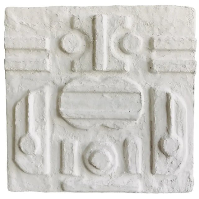 2020s Plaster Mask Bas Relief For Sale - Image 5 of 5