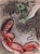 Marc chagall ève maudite par dieu (eve cursed by god) from "drawings for the bible" colour lithograph on paper publisher:...