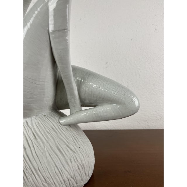 Ceramic Thinking Woman Sculpture, 1960s For Sale - Image 6 of 9