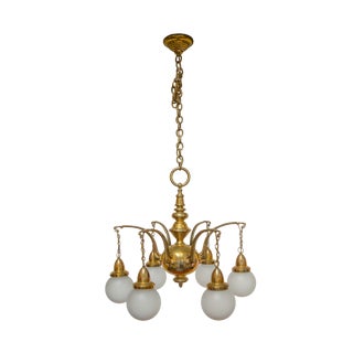 Art Deco Chandelier, 1930s For Sale