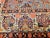 Vintage Persian Kashan Area Rug, Handwoven Floral Pattern, Aqua Blue & Teal Green, 5’ X 8’ For Sale - Image 10 of 12