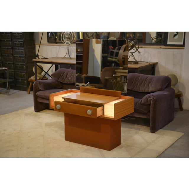 Illuminated Dressing Table, 1980s For Sale - Image 4 of 12