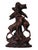 Black Forest Handcarved Deer Sculpture Vase Holder, 1920s-1940s For Sale - Image 10 of 10