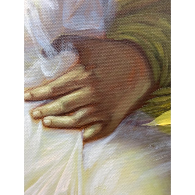 "The Storm" Replica Painting After Pierre-Auguste Cot For Sale - Image 10 of 12