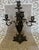 Metal Mid 20th Century 5 Arm French Baroque, Gothic Candlestick For Sale - Image 7 of 12
